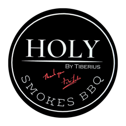 Holy Smokes BBQ  logo.