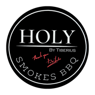 Holy Smokes BBQ logo.